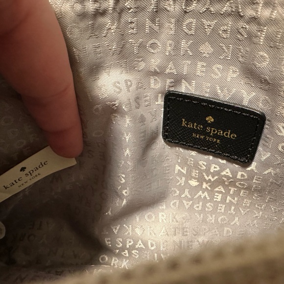 Kate Spade Silver Glitter Crossbody - Picture 5 of 5